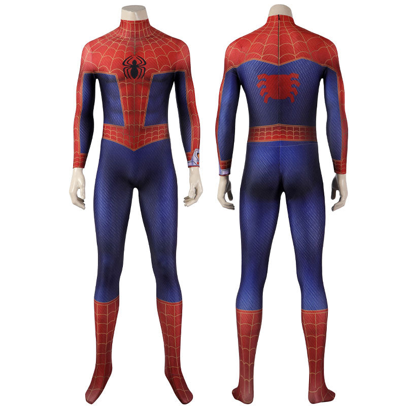 Spider-Man: Across The Spider-Verse Peter Parker Jumpsuit Cosplay Costumes — detail