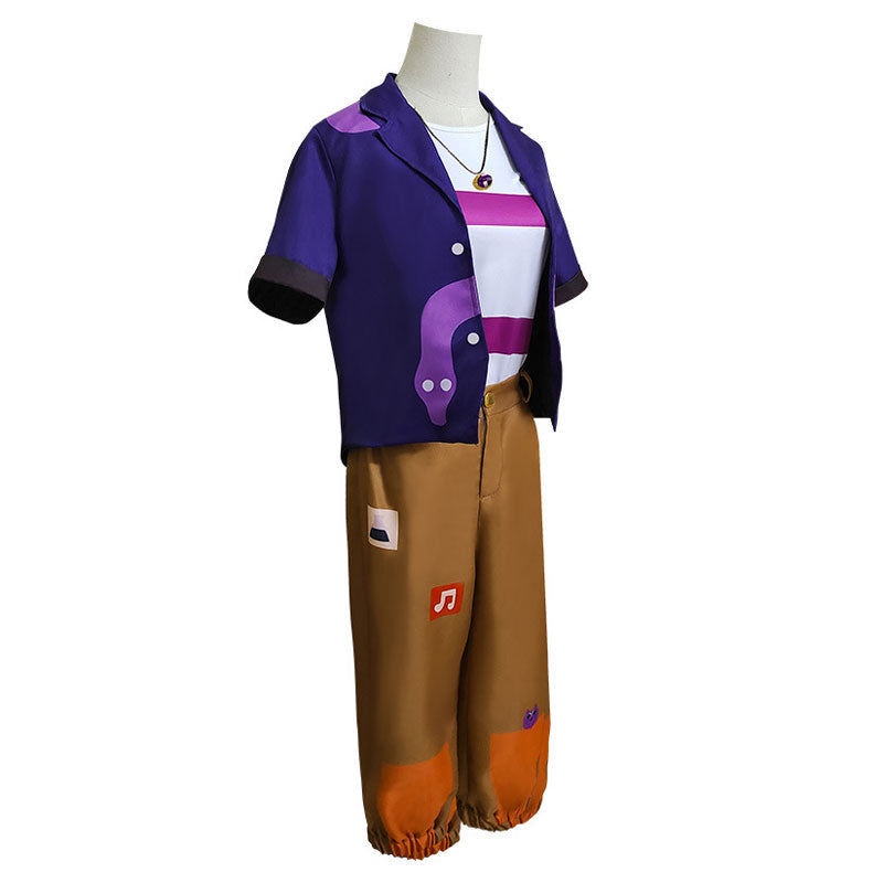 The Owl House Season 3 Luz Noceda Uniform Cosplay Costumes — detail