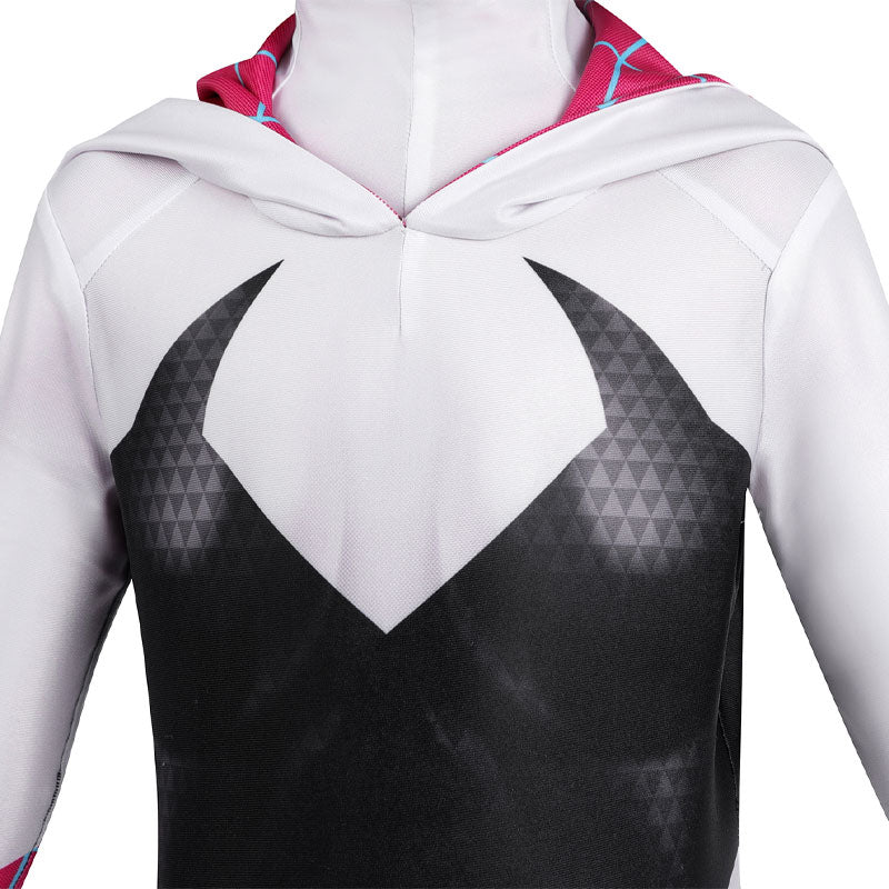 Spider-Verse Gwen Stacy Kids Jumpsuit Cosplay Costume — packaging