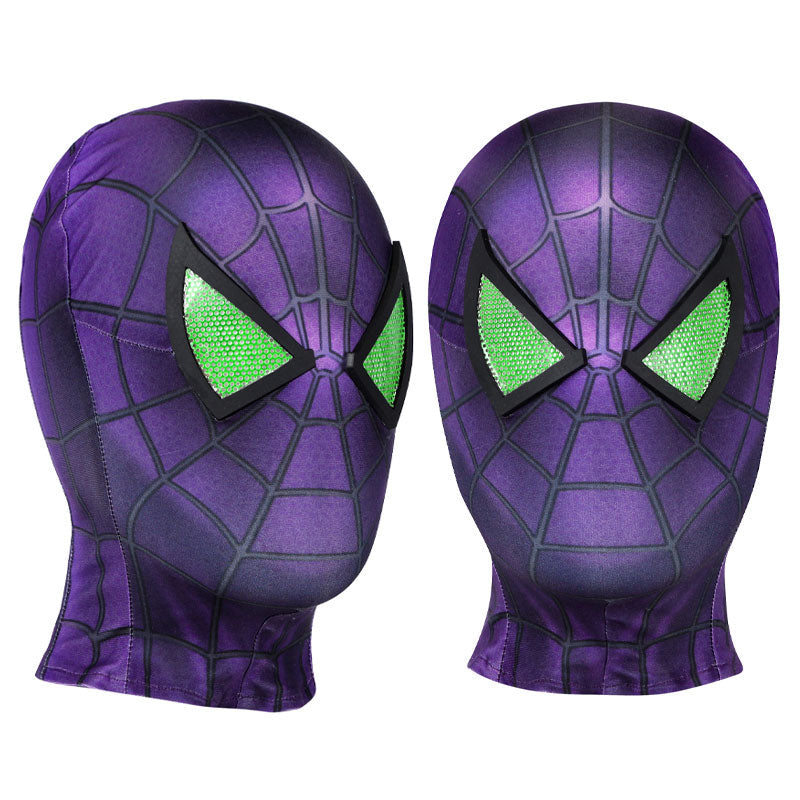Marvel's Spider-Man Miles Morales Purple Reign Suit Kids Jumpsuits Cosplay Costume — packaging