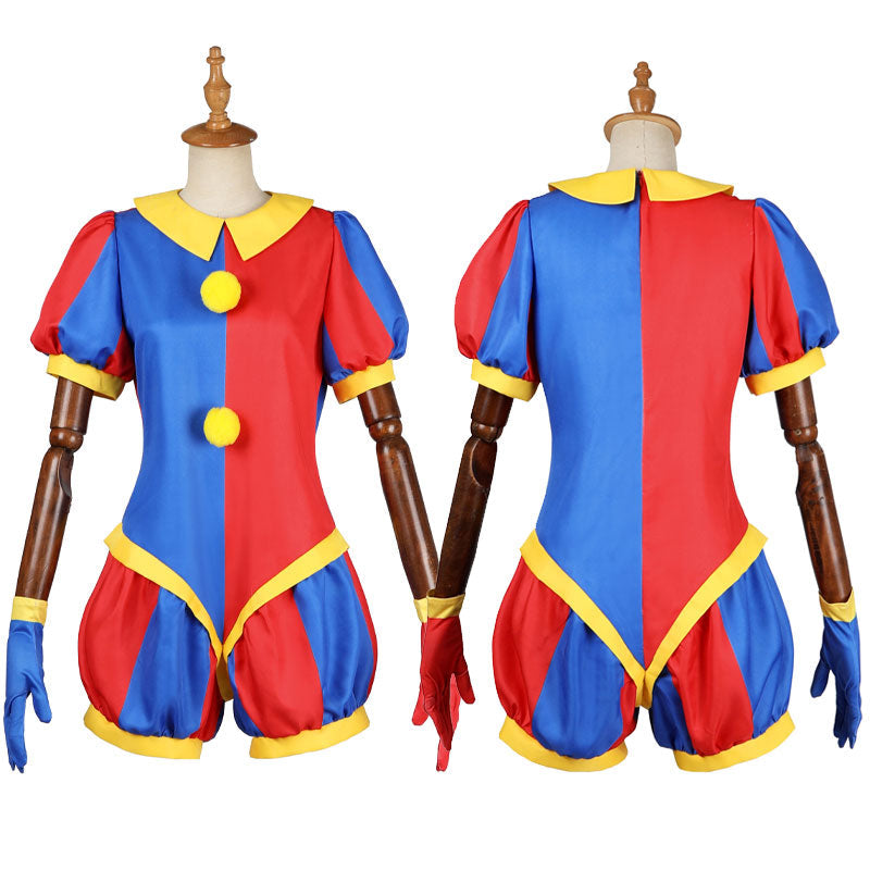 The Amazing Digital Circus Pomni Cosplay Costume — detail