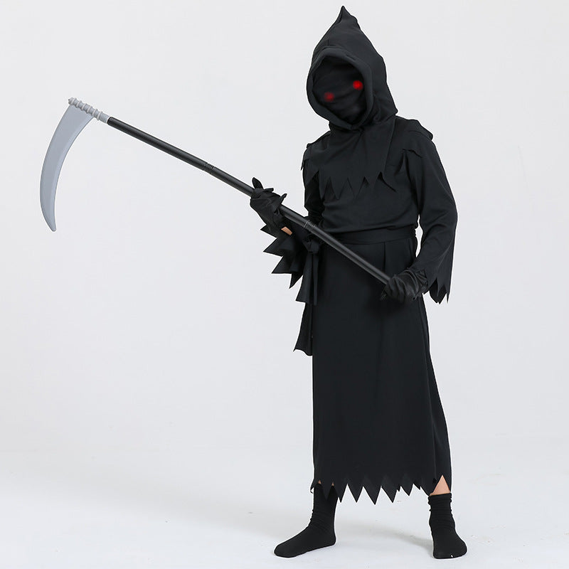 Children's Halloween Cos Costume Death Costume Costumes — side view