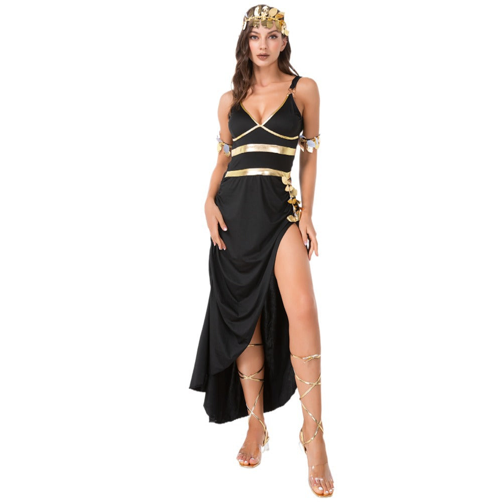 Halloween Cleopatra Costume Black Evening | Magic Stories