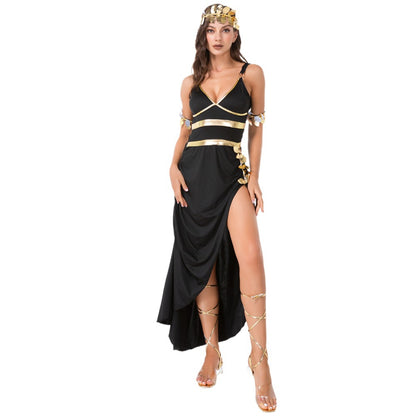 Halloween Cleopatra Costume Black Evening | Magic Stories