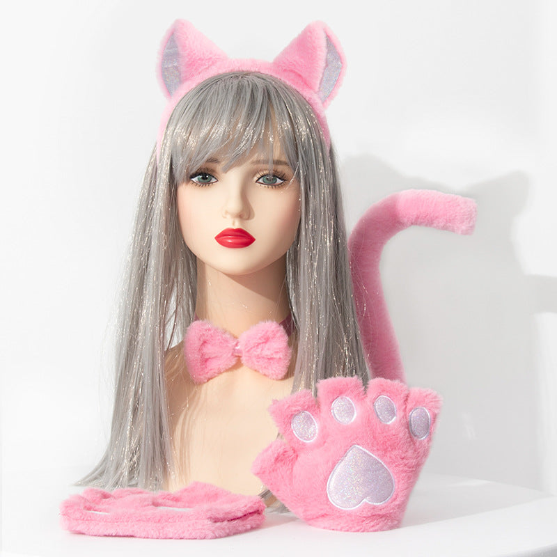 Accessories Set Cosplay Cat's Paw Gloves Cat Ear Headband — packaging