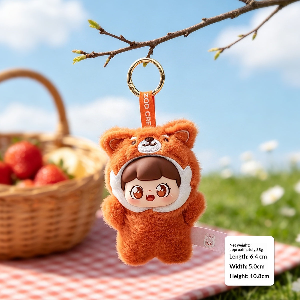 Plush Sweet Cub Animal Series Keychain | Magic Stories