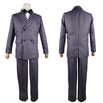 Wednesday Halloween Striped Cosplay Costume — packaging