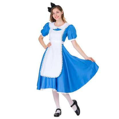 Women's Maid Costume Stage Performance Outfit — back view