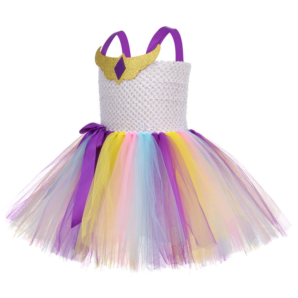 Angel Wings Dress Princess Performance Costume — side view