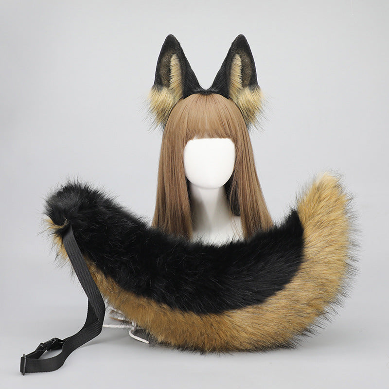 Handmade Anime Animal Ears Headband — back view