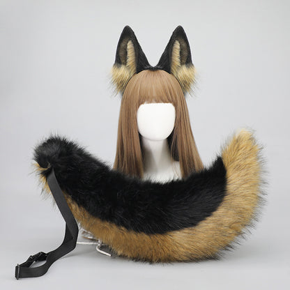 Handmade Anime Animal Ears Headband — back view