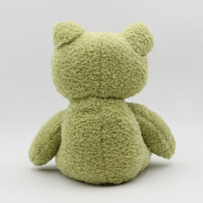 Green Cute Little Frog Plush Toy Ragdoll Girl Lonely Frog Doll Doll — detail
