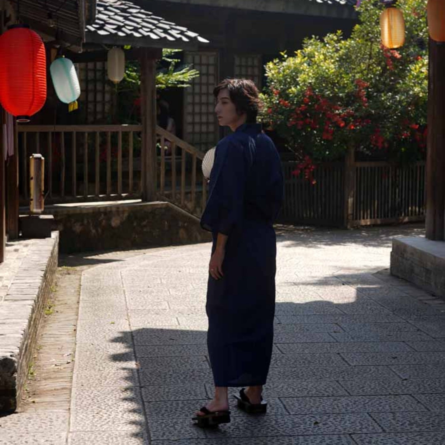 Japanese Yukata Classical Manga Exhibition — side view