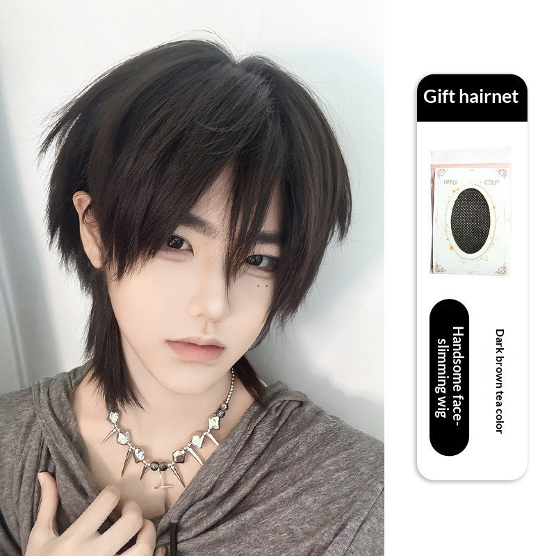 Anime-style Cosplay Wig For Men Short | Magic Stories