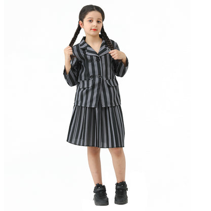 Halloween Wednesday Black Dress Cosplay | Magic Stories
