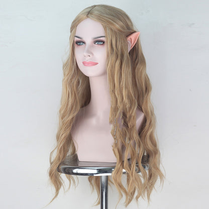 Hobbit Wig Elf Queen Kellantril With Ears Cosplay Anime Wigs — detail