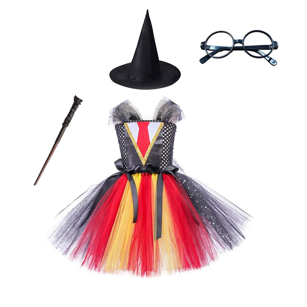 Halloween Cosplay Girls Carnival Party Witch Cosplay Pettiskirt — detail