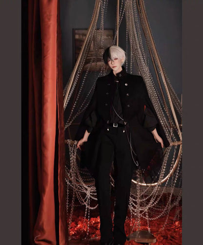 Monarch Black Cloak Costume Cos Japanese | Magic Stories