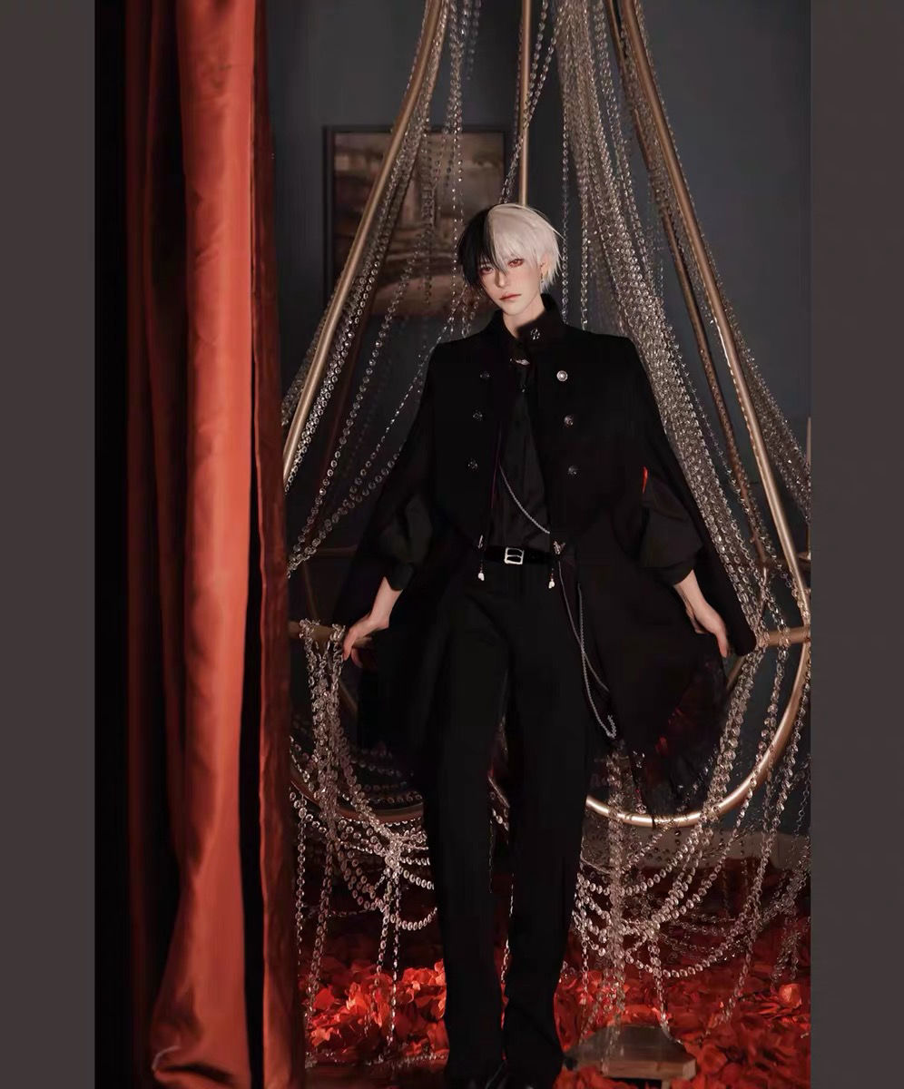 Monarch Black Cloak Costume Cos Japanese | Magic Stories