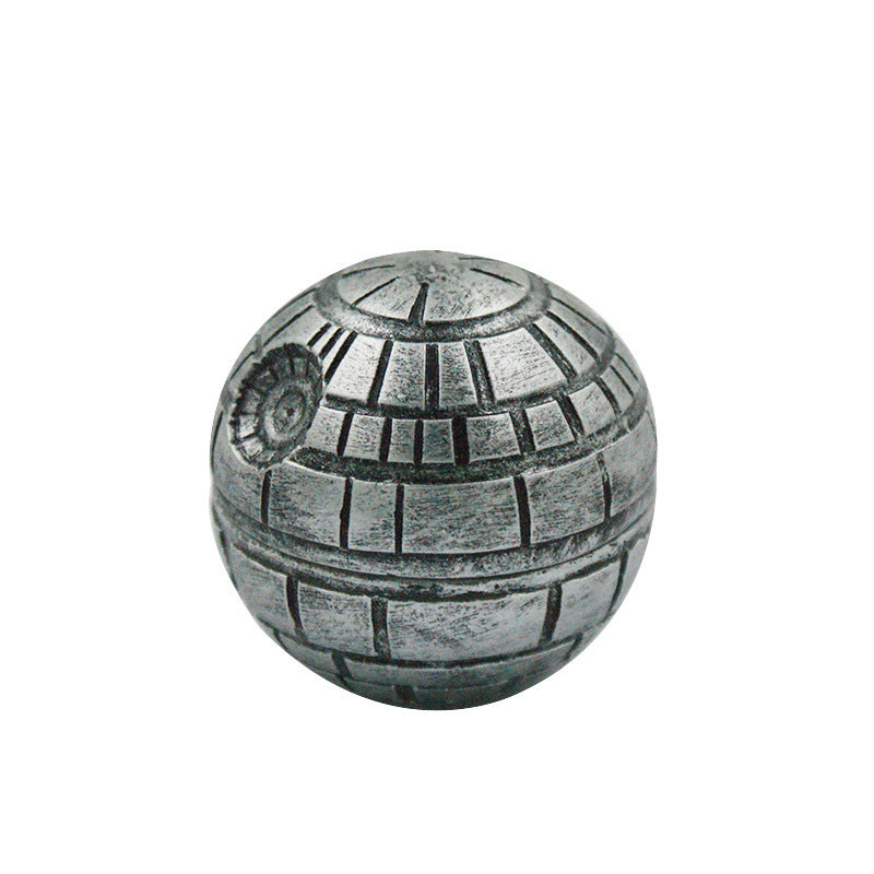 Three-Layer Zinc Alloy Herb Grinder 55mm — scale reference