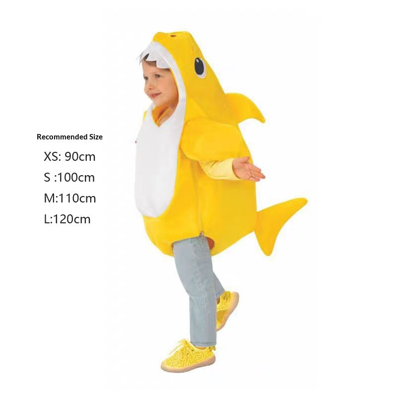 Shark Plush Stage Costume — back view