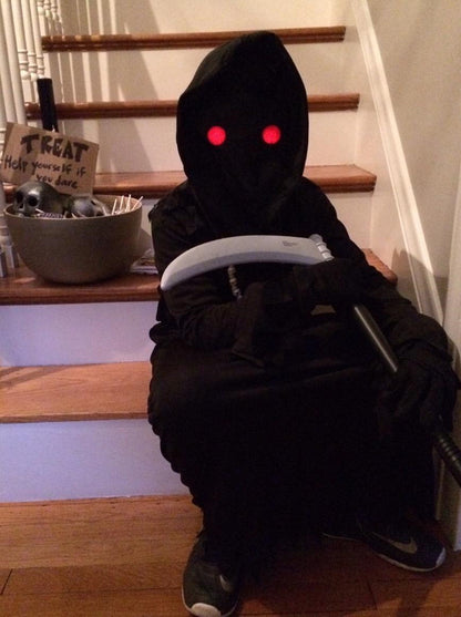 Halloween Horror Red Eye Death Costume | Magic Stories