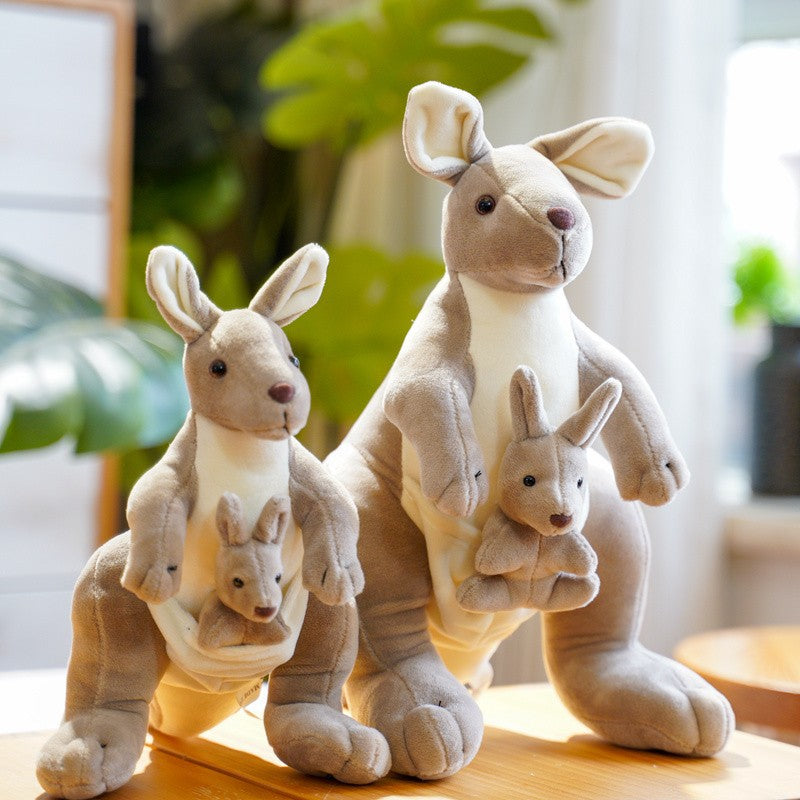 Cute Kangaroo Plush Toy Mother And Child | Magic Stories