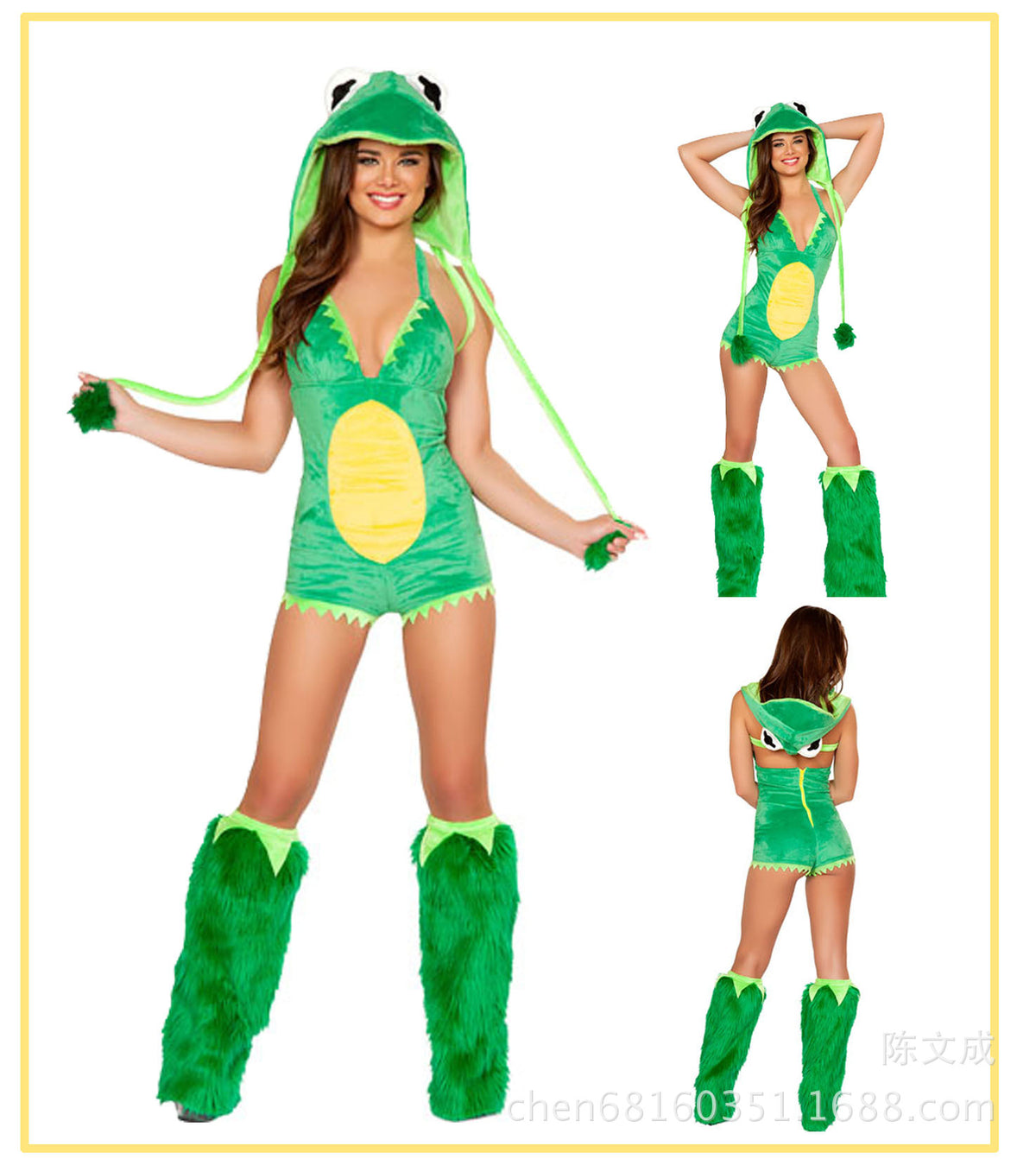 Halloween Party Costume Ape Character Cosplay, European And American-style Uniform — side view