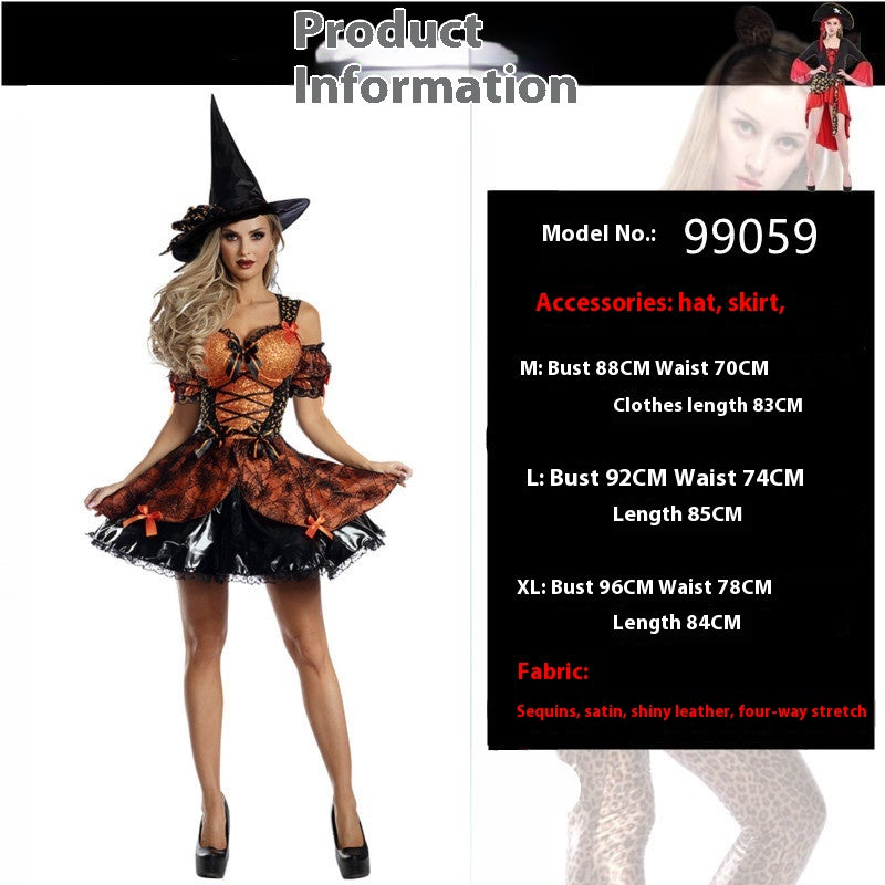 Halloween Witch Costume Role Play — detail