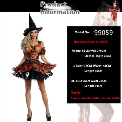 Halloween Witch Costume Role Play — detail