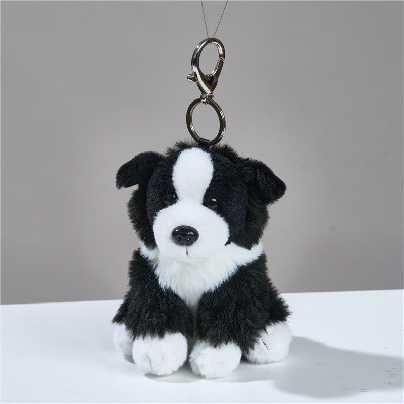 Border Collie Plush Toy Keychain | Magic Stories