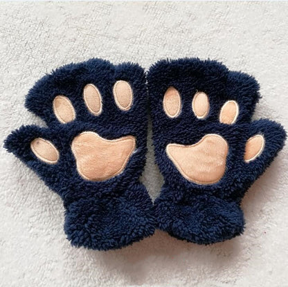 Cat Palm Winter Girls' Halter Plush Half | Magic Stories