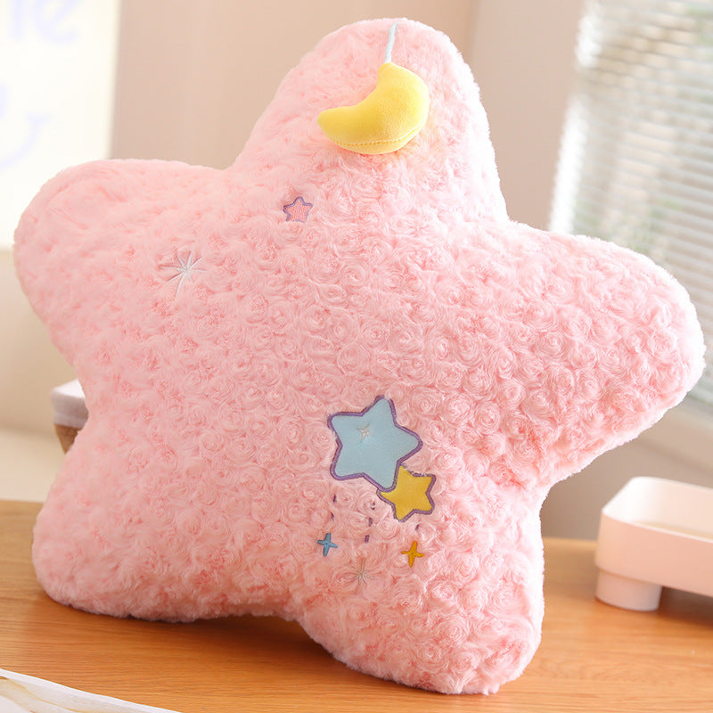 Star Pattern Pillow For Girls Sleeping Moon | Magic Stories