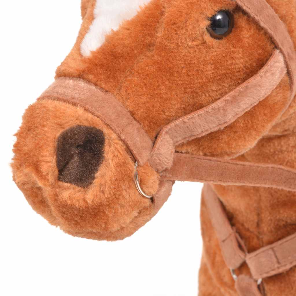 Plush Horse Standing Plush Plush Horse — side view