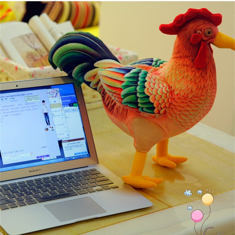 3D Simulation Big Rooster Plush Toy Doll | Magic Stories