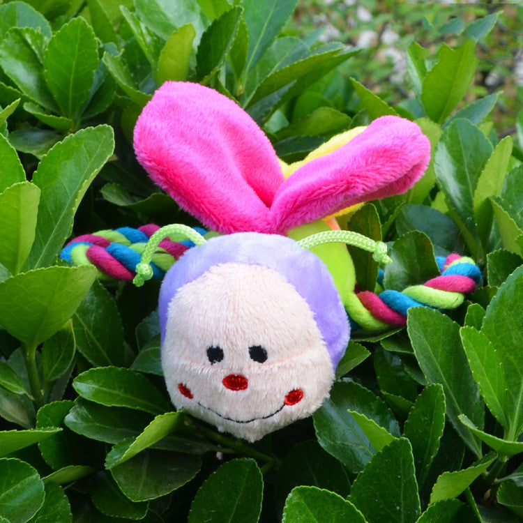Plush Butterfly Pet Dog Cat Chew Toy | Magic Stories