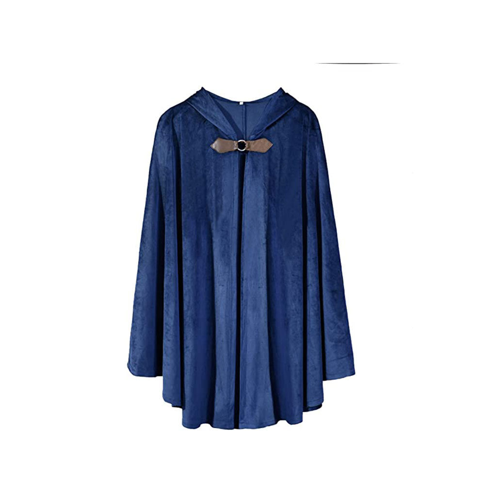 Medieval Suede Leather Cloak Halloween Retro | Magic Stories