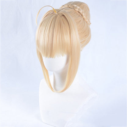Nero Fate Saber Cockroach Nest Cosplay Wig — back view