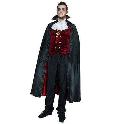 Play as a scary vampire costume — packaging