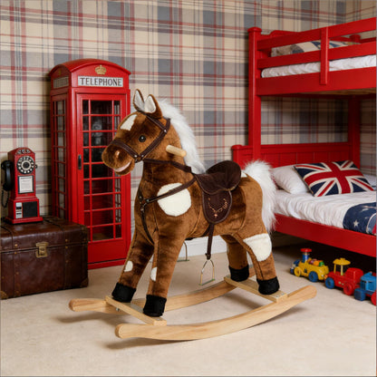 Rocking Horse,Kids Plush Rocking Horse | Magic Stories