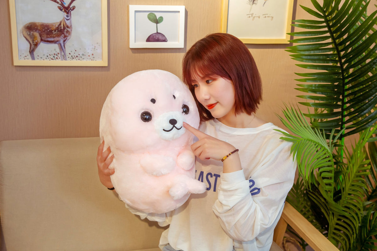 Cute sitting seal plush toy | Magic Stories