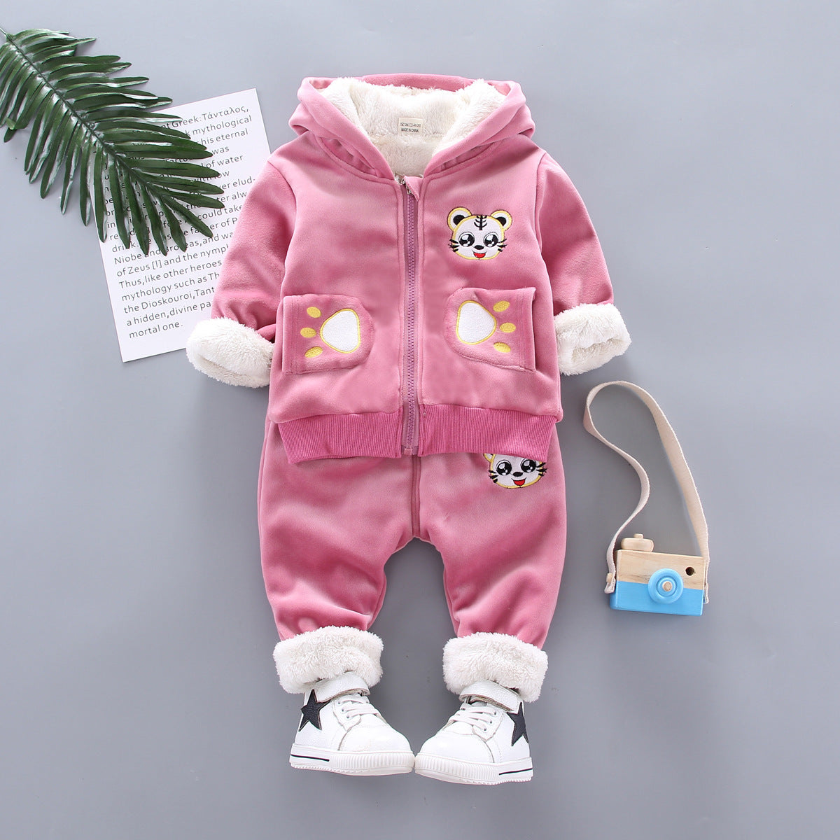 Golden mink plush winter clothing | Magic Stories
