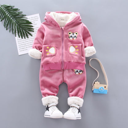 Golden mink plush winter clothing | Magic Stories