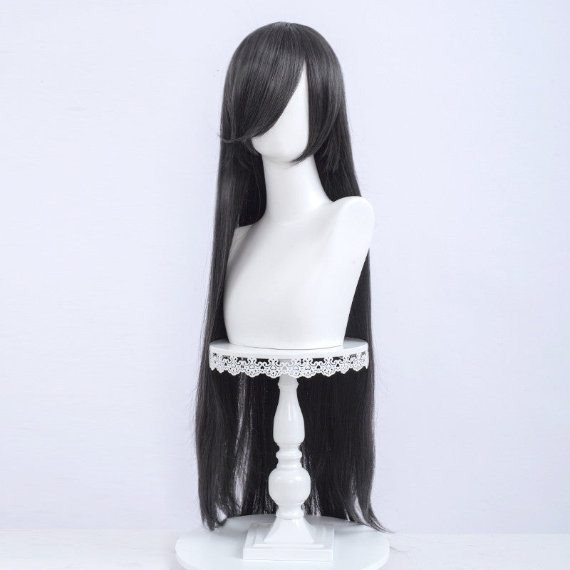 Long Bangs Multi-color Cosplay Wig Headgear — side view