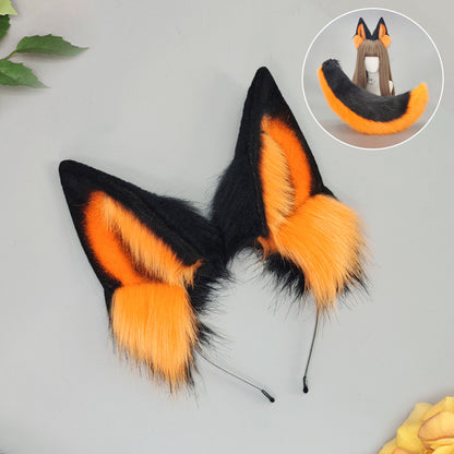 Handmade Anime Animal Ears Headband — detail