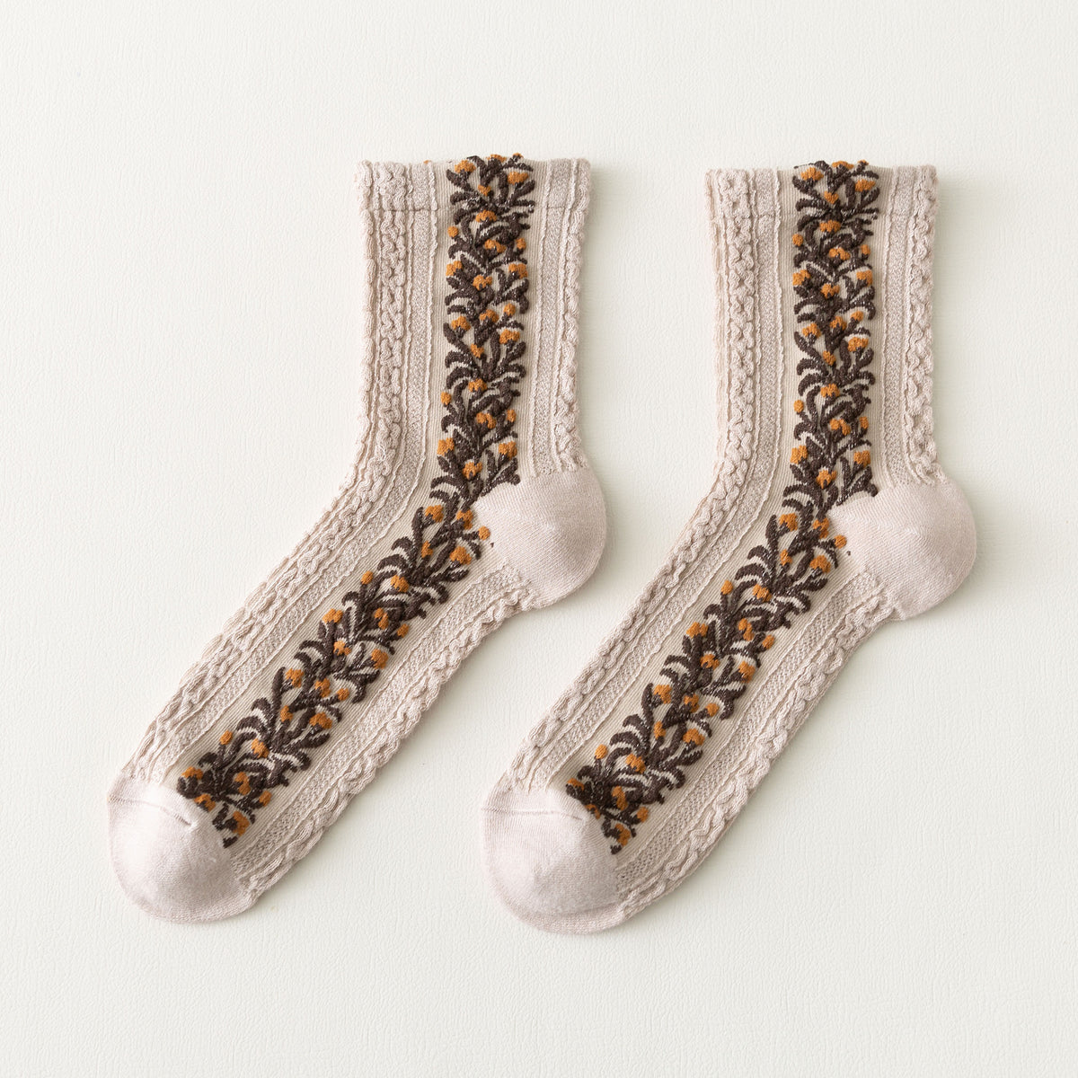 Lolita Modal Cotton Colorblock Women's Socks | Magic Stories