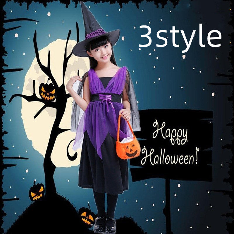 Halloween children Costume Princess Costume — side view