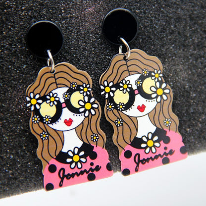 Fashion Earrings Harajuku Cute Cartoon — detail