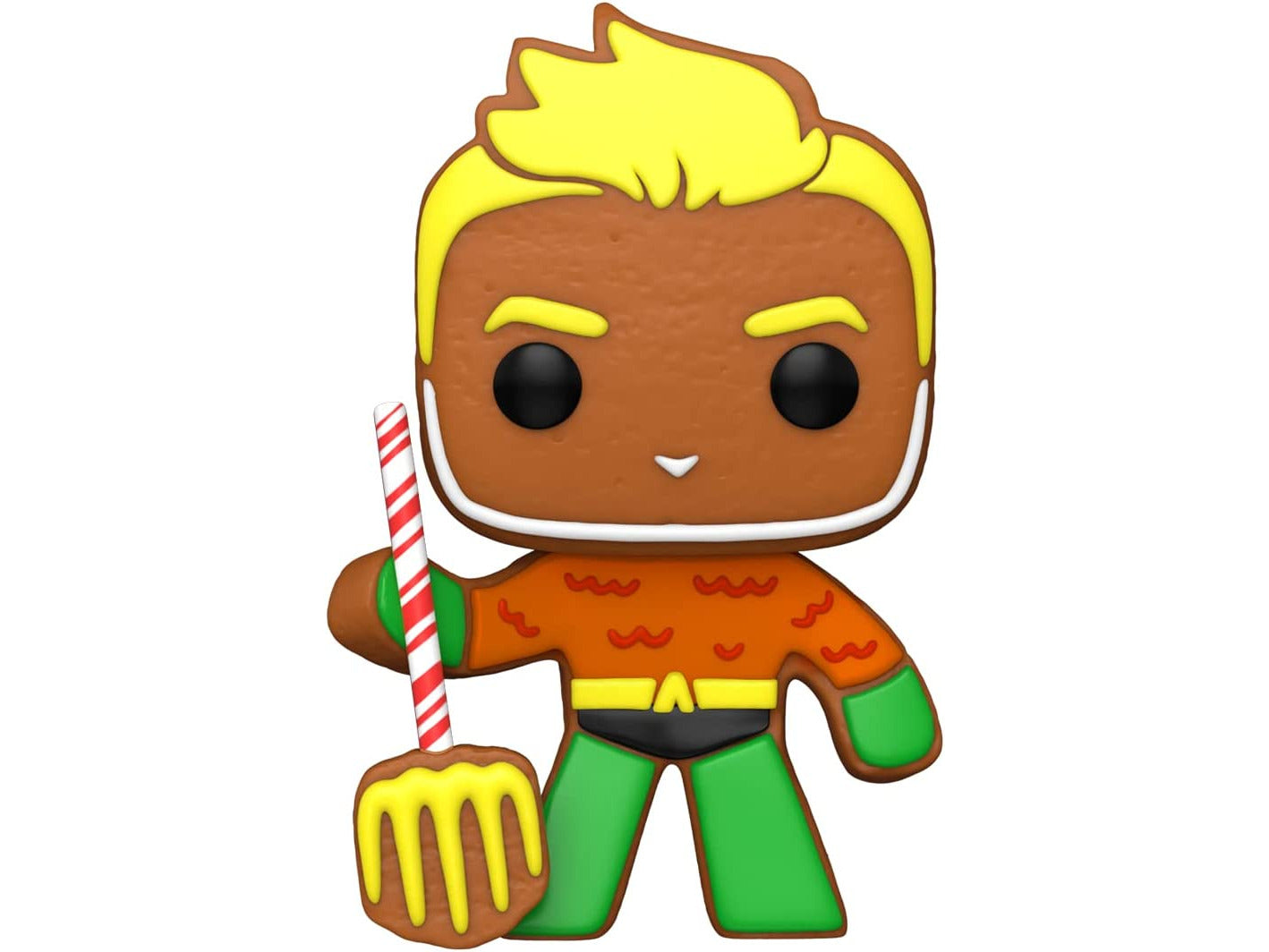 DC Funko Pop 3-Pack — Glitter Joker 2-Pack, Holiday Aquaman & The Riddler — back view