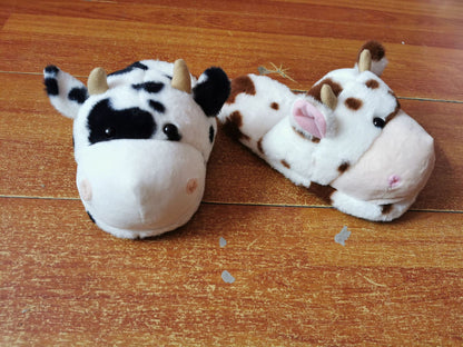 Cute Cow Slippers Plush Toys — packaging